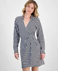 Hugo Women's Cotton Striped Collared Sheath Dress