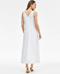 I.n.c. International Concepts Women's Linen-Blend O-Ring Maxi Dress, Exclusively at Macy's