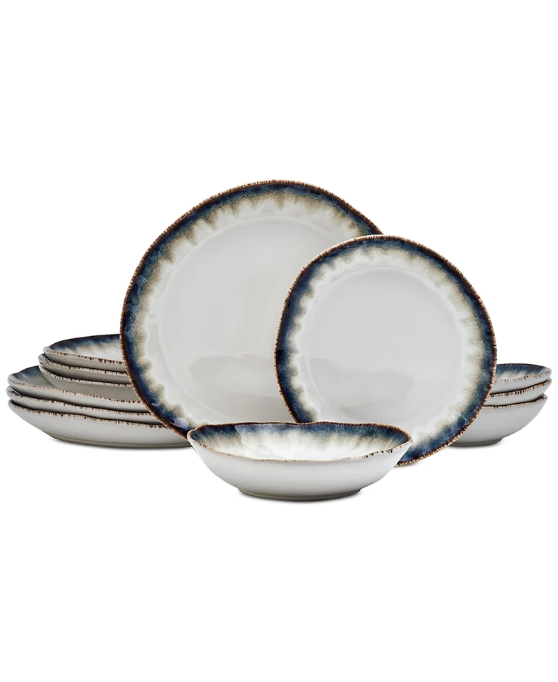 Mikasa Cole 12-Piece Dinnerware Set, Service for 4