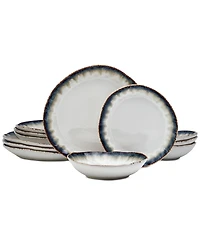 Mikasa Cole 12-Piece Dinnerware Set, Service for 4