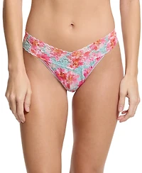Hanky Panky Women's Printed Signature Lace Original Rise Thong