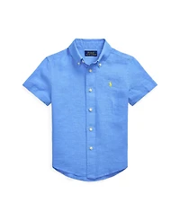 Polo Ralph Lauren Big Boys Short-Sleeve Linen Shirt