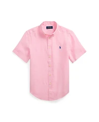 Polo Ralph Lauren Big Boys Linen Short Sleeve Shirt