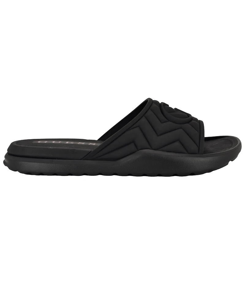 Guess Men's Moliano Branded Slip On Fashion Slides