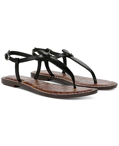 Sam Edelman Women's Gigi T-Strap Flat Sandals
