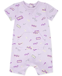 Nike Baby Printed Short Sleeve Coverall