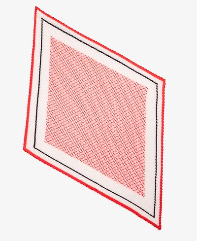 On 34th Pleated Geo-Dot Square Scarf, Exclusively at Macy's