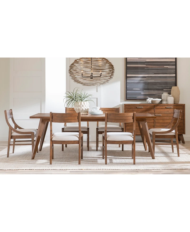 Greystone Ii 7-Pc. Dining Set (Rectangular Table & 6 Chairs)