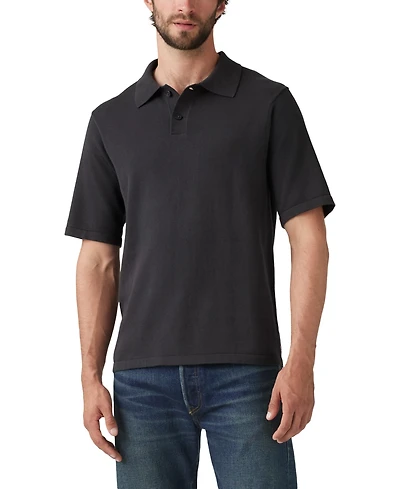 Levi's Men's Short Sleeve Textured Polo Sweater