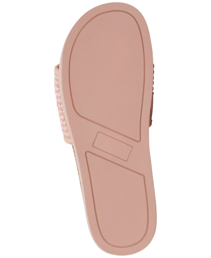 Lucky Brand Women's Dylina Cork Platform Slide Sandals