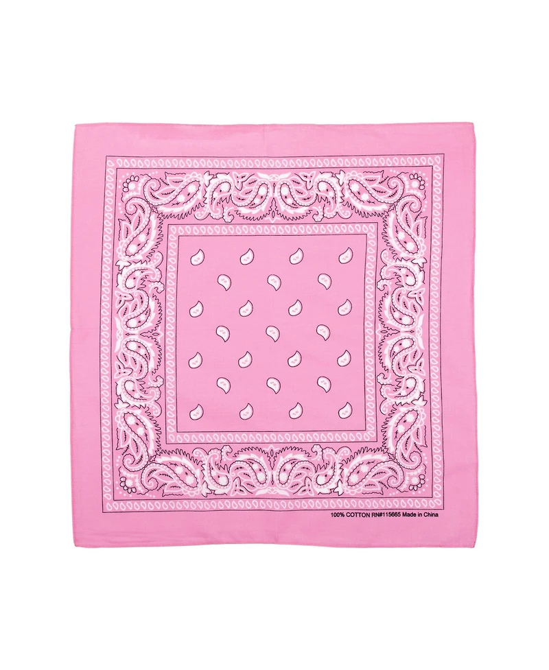 Bioworld Lightweight Multicolored 22"x22" 48-Pack Bandana Set