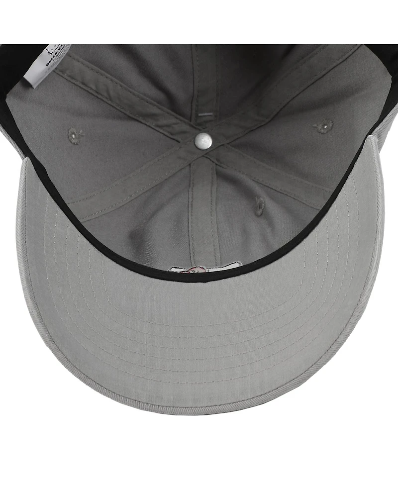 Hello Kitty Men's Embroidered Character Beige Unstructured Baseball Cap