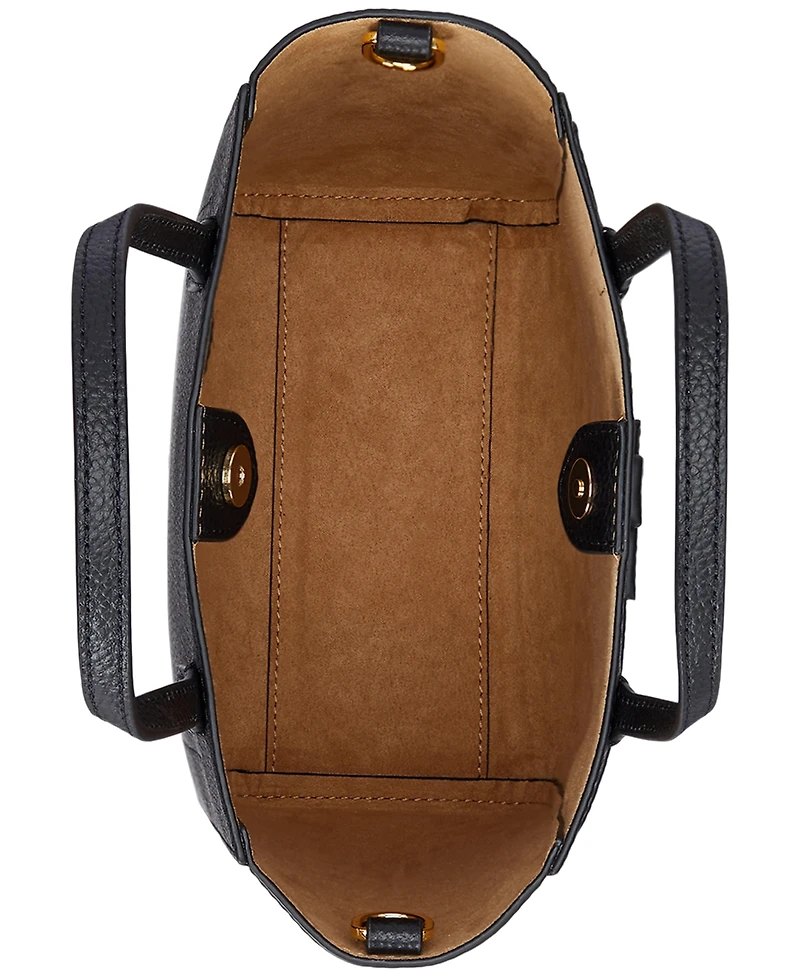 Lauren Ralph Lauren Pebbled Leather Small Cameryn Tote Bag