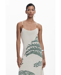 Desigual Women's Palm texture dress