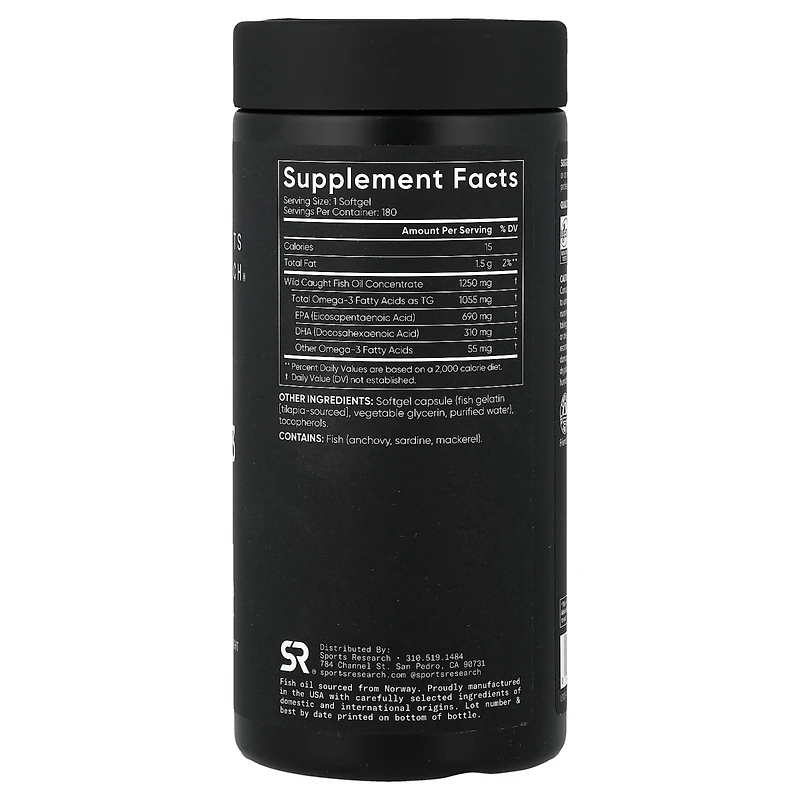 Sports Research Omega-3 Fish Oil Triple Strength