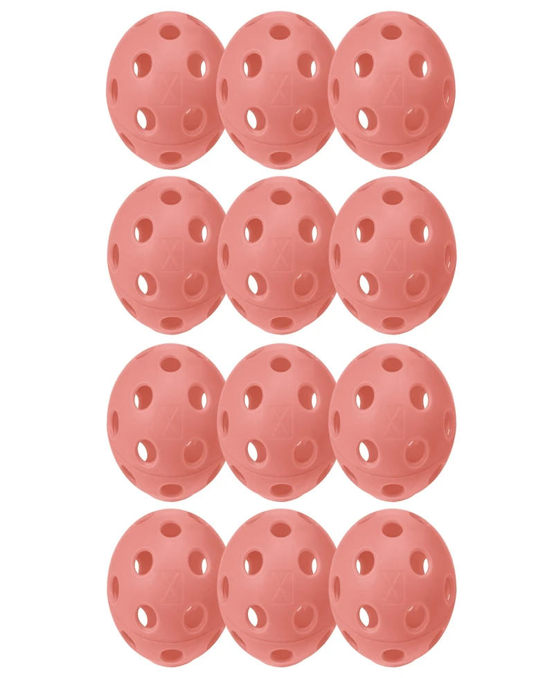 Franklin Sports X-26 Indoor Pickleballs - 12 Pack Orange