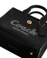 Coach Mini Leather Cargo Tote Bag 20