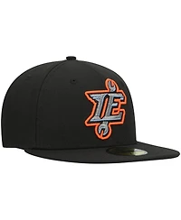 Men's New Era Black Inland Empire 66ers Authentic Collection Team 59FIFTY Fitted Hat