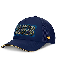 Fanatics Men's Navy St. Louis Blues Fundamental Flex Hat