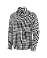 J. Palmer Men's Black Philadelphia Eagles Dual Threat Long Sleeve Button-Up Shirt