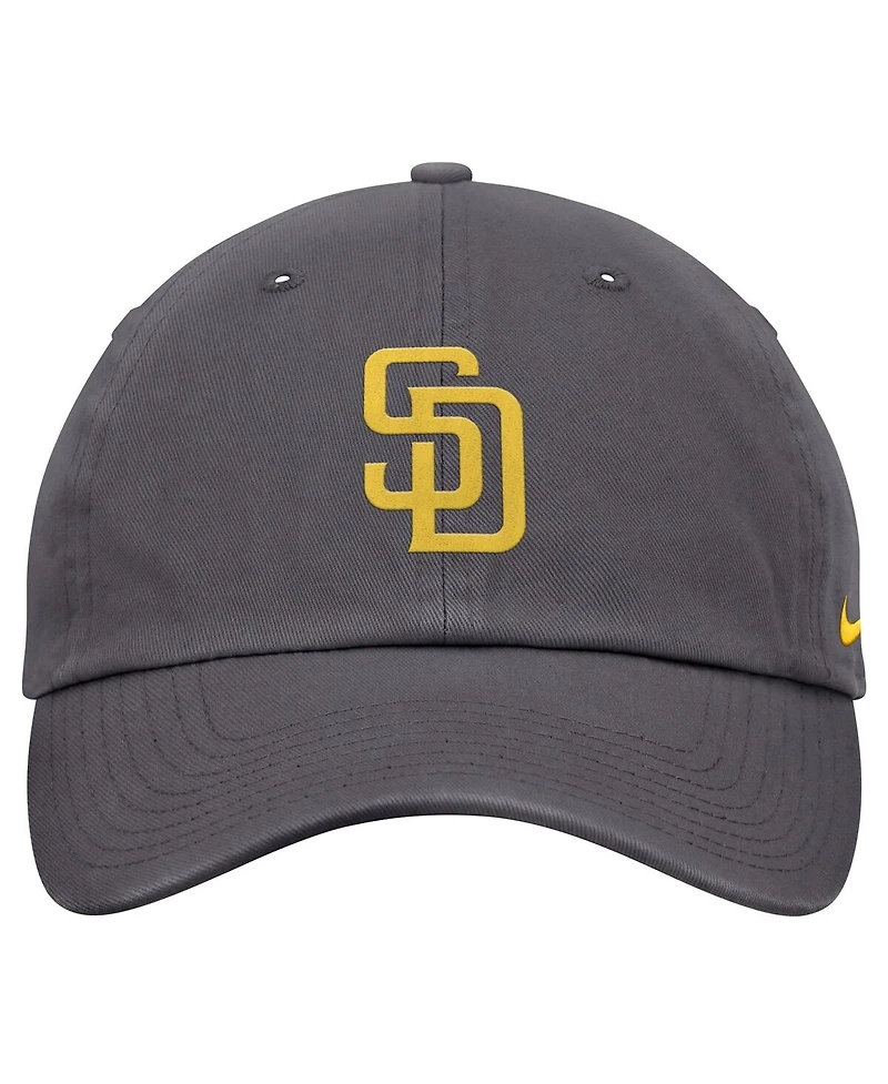 Nike Men's Gray San Diego Padres Club Adjustable Hat