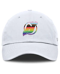 Fanatics Men's White New Jersey Devils Pride Adjustable Hat