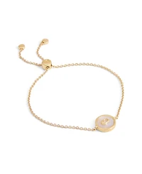Coach Signature Mother of Pearl Coin Slider Bracelet