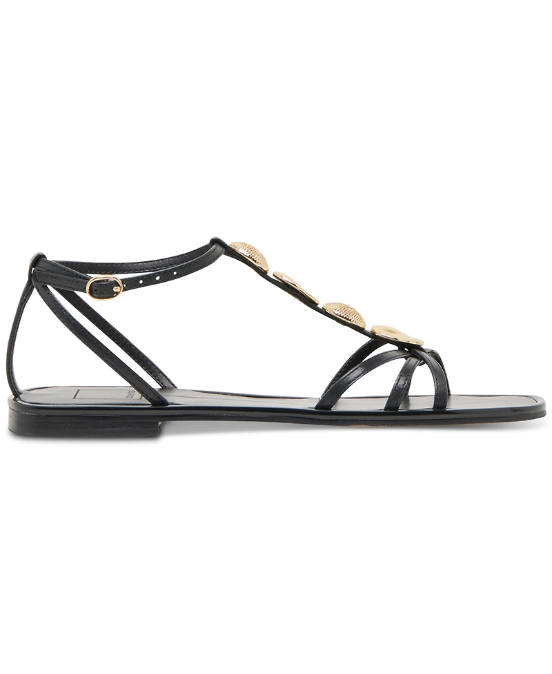 Dolce Vita Women's Faun Coin Gladiator T-Strap Sandals