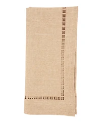 Saro Lifestyle Laser-Cut Hemstitch Napkin, Set of 4
