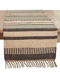 Saro Lifestyle Desert Dreamscapes Kilim Table Runner, 16" x 72"