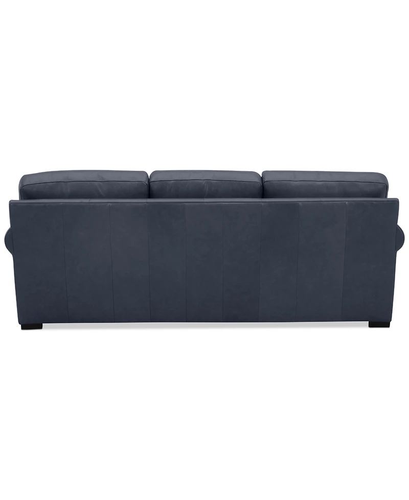 Radley Roll Arm 86" Leather Sofa, Exclusively at Macy's