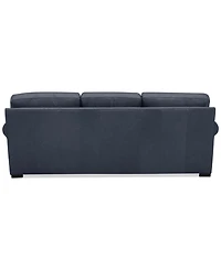 Radley Roll Arm 86" Leather Sofa, Exclusively at Macy's