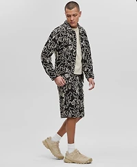 Mode of One Men's Floral Embroidered Shorts, Exclusively at Macy's