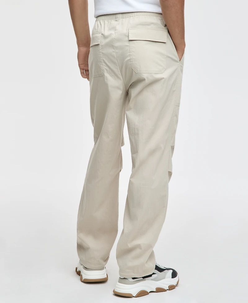 Mode of One Men's Regular-Fit Stretch Ripstop Parachute Pants, Exclusively at Macy's