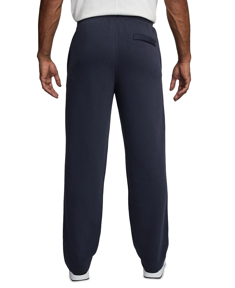 Nike Men's Club Brushed Fleece Open Hem Pants
