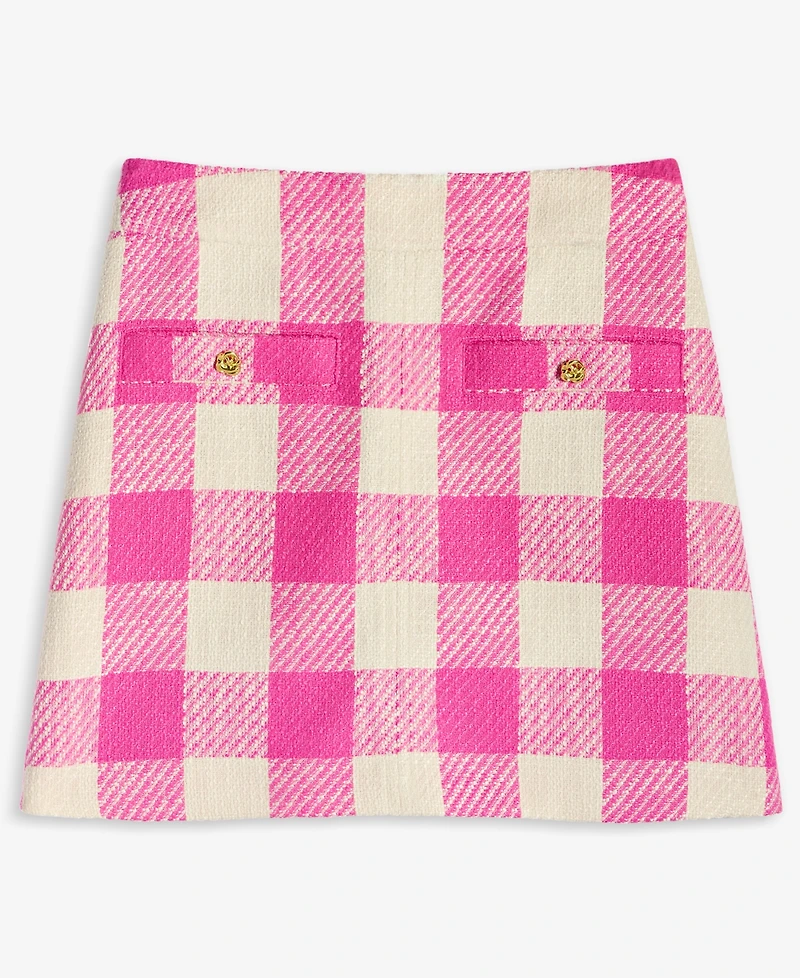 On 34th Women's Gingham Tweed Mini Skirt, Exclusively at Macy's