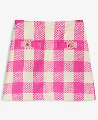 On 34th Women's Gingham Tweed Mini Skirt, Exclusively at Macy's
