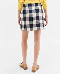 On 34th Women's Gingham Tweed Mini Skirt, Exclusively at Macy's