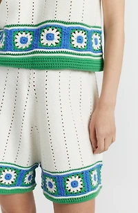 Chinti & Parker Women's Hand Crochet Shorts