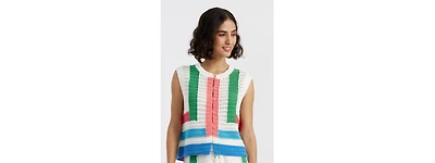 Chinti & Parker Women's Cotton Capri Vest