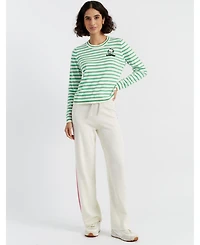 Chinti & Parker Women's Cotton Peanuts Racquet Club Sweater
