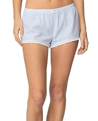 Edikted Women's Danna Pinstripe Shorts