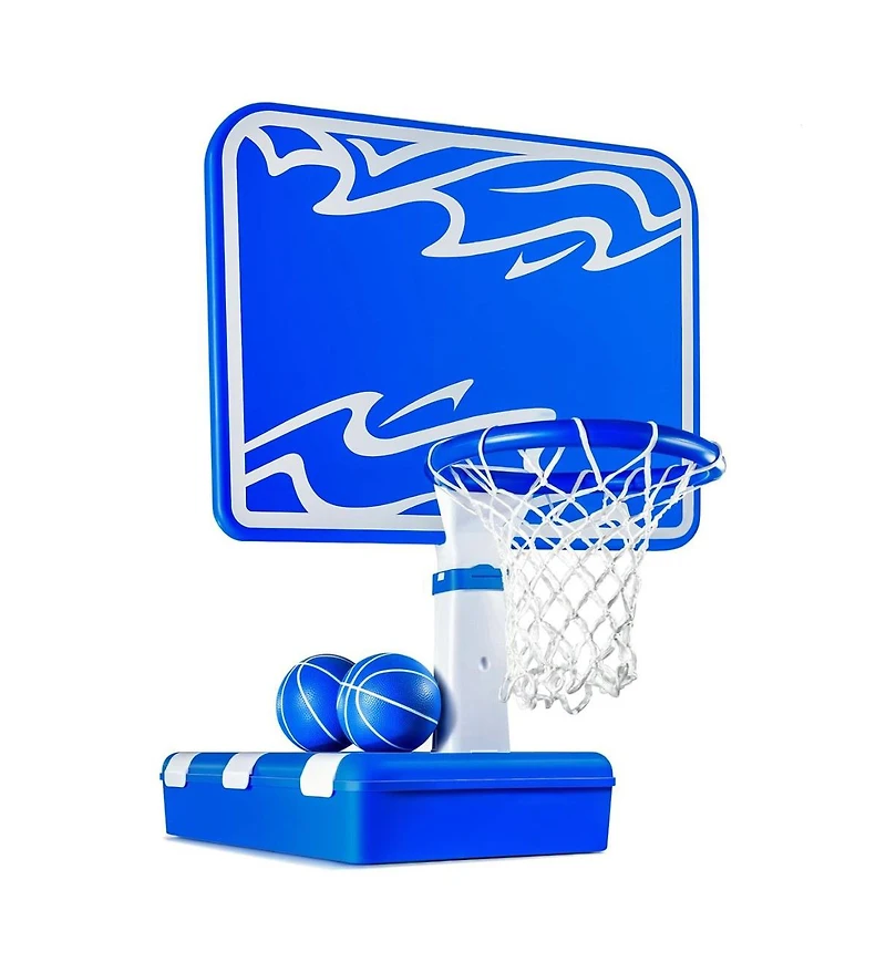 Pool Basketball Hoop 33"x25"x54" – Revolutionary Water Base and Storage System, Large Backboard, Pool Toys Basketball Game with 4 Adjustable Height, 2