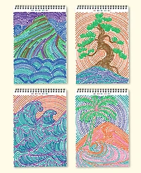 Lifelines FlowArt Dot-By-Letter Art Kit - Landscapes