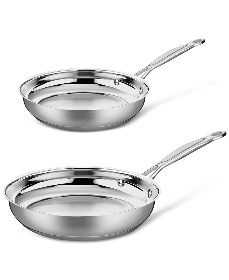 Cuisinart Chef's Classic Stainless 2-Pc. Skillet Set