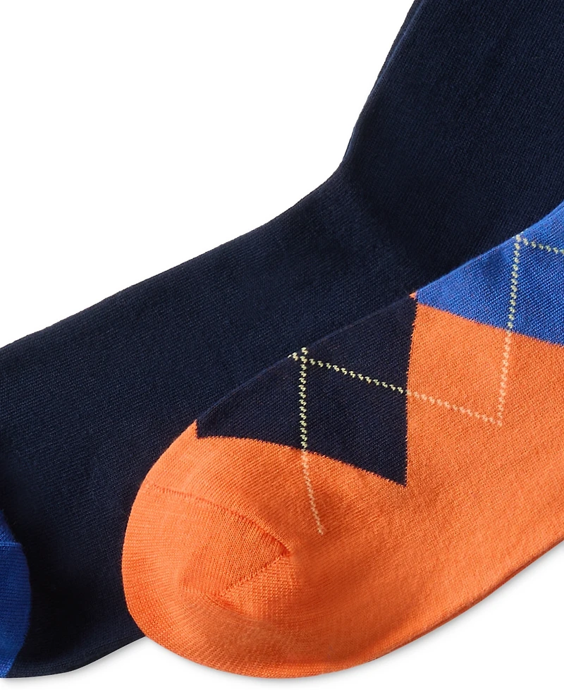 Polo Ralph Lauren Men's Argyle Slack Socks, 2-Pack