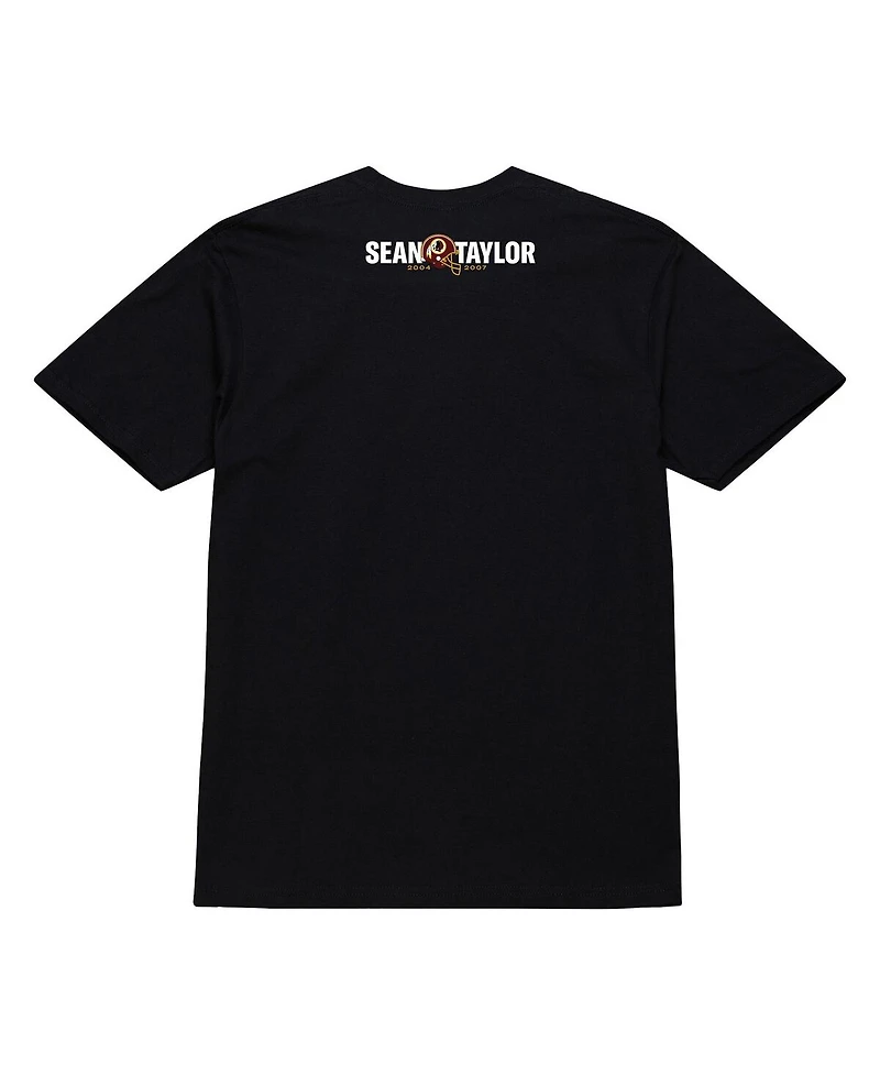 Mitchell & Ness Men's Sean Taylor Black Washington Commanders Graphic T-Shirt