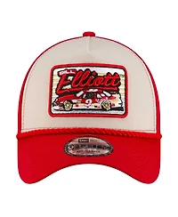 New Era Men's Red Bill Elliott 9FORTY Rope Adjustable Hat