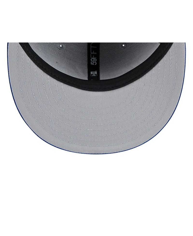 New Era Men's Gray/Royal New York Mets 2025 Batting Practice 59FIFTY Fitted Hat