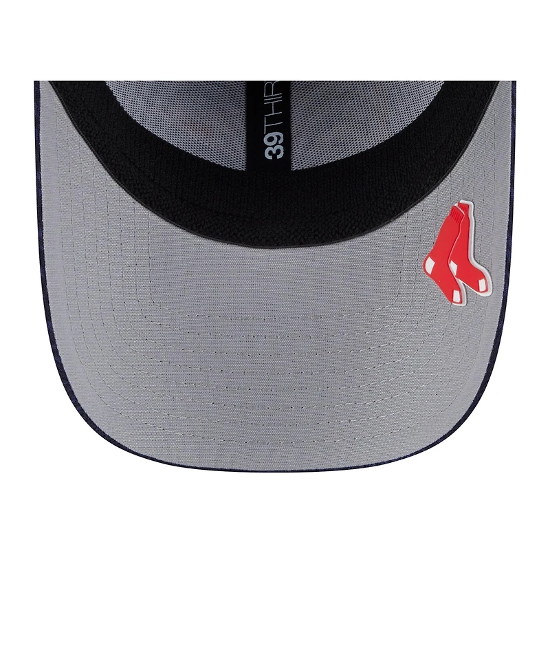 New Era Men's Navy Boston Red Sox 2025 Mlb Clubhouse 39THIRTY Flex Hat